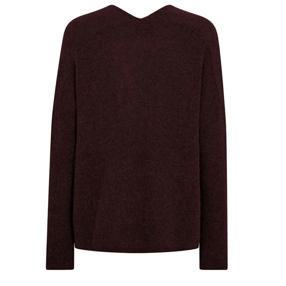 Mos Mosh Thora V-neck Knit, Fudge